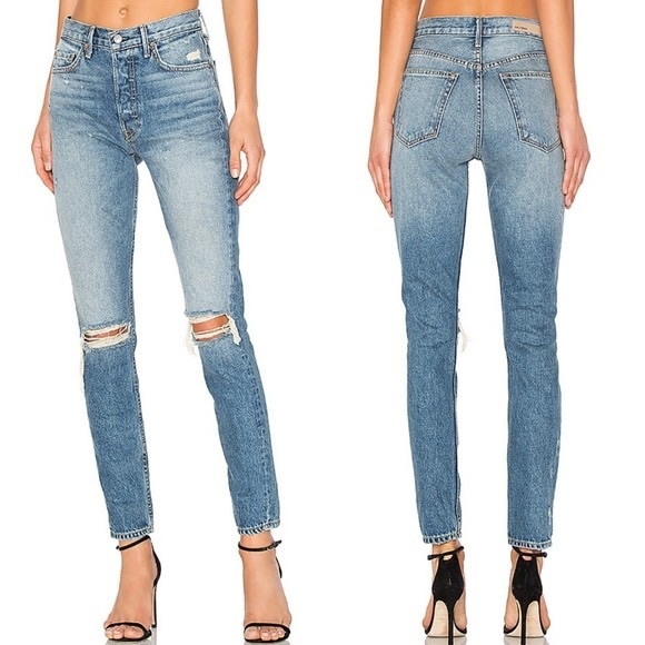 Brand new Naomi high rise stretch jean by grlfrnd - Picture 1 of 3